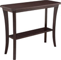 Leick Home Boa Console Table, Solid Wood, Bottom Display Shelf, Narrow Depth by LeickFurniture