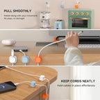 6 Pack Cord Organizer Holder, 2026 New Adjustable Cable Organizer Clips - Image 3