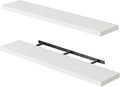 Fixwal Floating Shelves for Wall, 47.2" Long Heavy Duty Wall Mounted Rustic by Fixwal