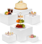 6 Pcs Buffet Risers, Display Stand Shelf by Unknown