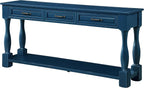 Knocbel Long Antique Entry Console Table - Image 13