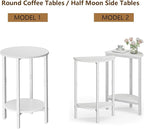 Vagusicc Side Table, Small Round End Table, Circle Table Small Round Coffee - Image 5