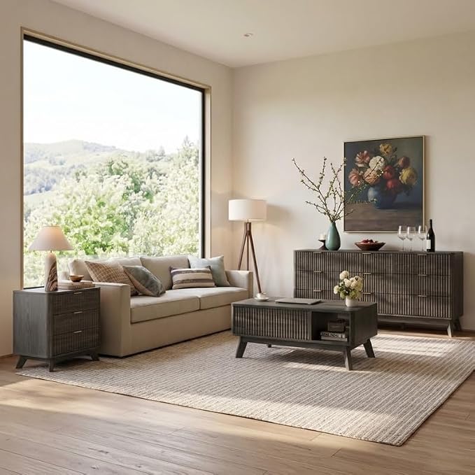 Wood Lift Top Coffee Table - Image 9