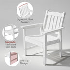 Stoog All-Weather Patio Chairs Set of 2, HIPS Outdoor Chairs - Image 8