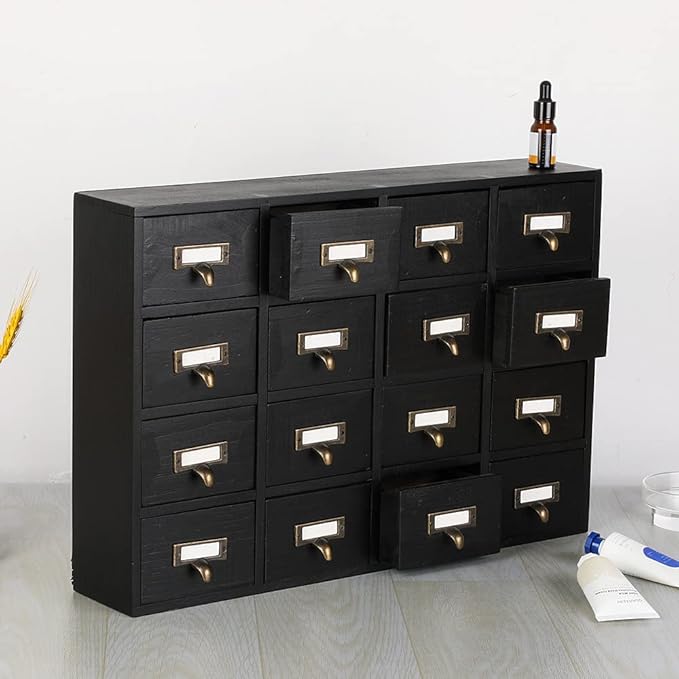 16 Drawers Apothecary Cabinet - Image 2
