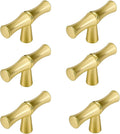 6pcs Bamboo Shape Solid Zinc Alloy Cabinet Knobs Handle pulls, Dresser Drawer by MARGUERASW