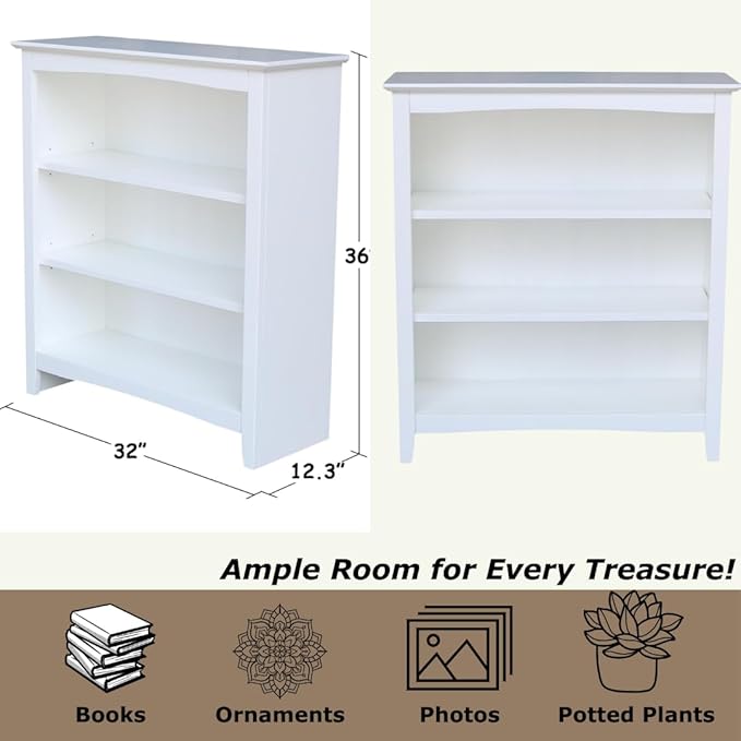 Shaker Solid Wood Bookcase - Image 2