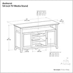 SIMPLIHOME Amherst TV Stand - Image 14