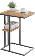 C Shaped End Table, Small Side Table by Katrawu