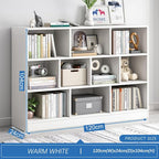 IOTXY Open Shelf Low Bookcase - Image 2