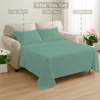 Sleeper Sofa Bed Sheet, 100% Cotton 400 Thread Count, 4 Piece Set, Deep Pocket - Image 8