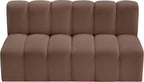 Meridian Furniture 101Brown-S2A Arc Collection Modern | Contemporary Modular - Image 5