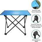 VILLEY Portable Camping Side Table, Ultralight Aluminum Folding Beach Table - Image 5