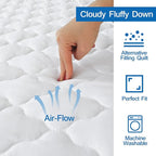 Twin Mattress Pad Waterproof Mattress Protector, Quilted Twin Size Mattress - Image 4