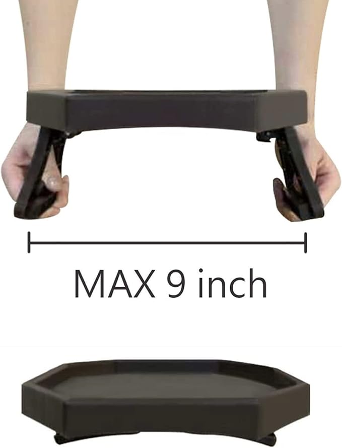 Sofa Arm Clip Table, Armrest Tray Table, Drinks/Remote Control/Snacks Holder … - Image 6