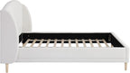 Christopher Knight Home Hazel Queen Size Bed Frame, Upholstered Platform Bed - Image 6