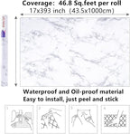 Arthome White Marble Contact Paper - Image 7