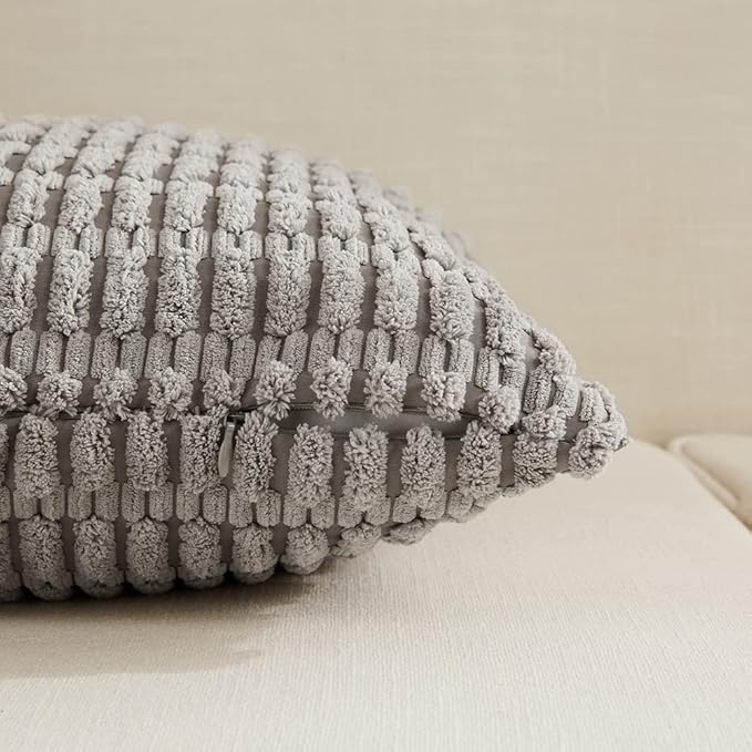 Fancy Homi 4 Packs Decorative Throw Pillow Covers - Image 3