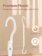 HOUSE DAY Closet Organizers and Storage, 8 Pack Magic Hangers Space Saving - Image 6