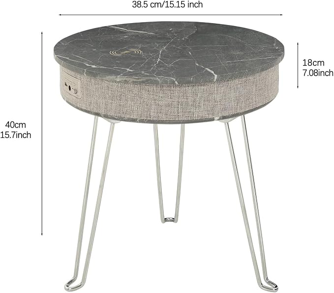 Louis Donné Smart Side Table, Foldable End Table - Image 2