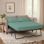 Sleeper Sofa Bed Sheet, 100% Cotton 400 Thread Count, 4 Piece Set, Deep Pocket - Image 3