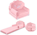 Toddler Chair and Kids Couch, 2-in-1 Fold Mini Sofa & Lounger Comfy, Reinforce by laapee