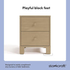 Storkcraft California 2-Drawer Nightstand – GREENGUARD Gold Certified, Premium - Image 6
