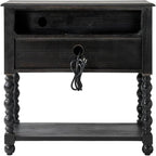 HULALA HOME Farmhouse Storage End Table - Image 9