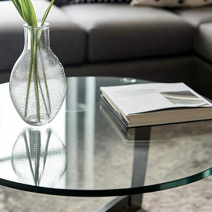 14" Round Tempered Glass Table Top - Image 7
