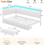 DICTAC Corner Twin Bed Frame - Image 2