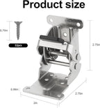 Self Locking Hinges Furniture Table Legs Locking Brackets, 90 Degree Folding - Image 2