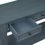 LKTART Solid Wood Console Table, Long Sofa Table Entryway Table - Image 9