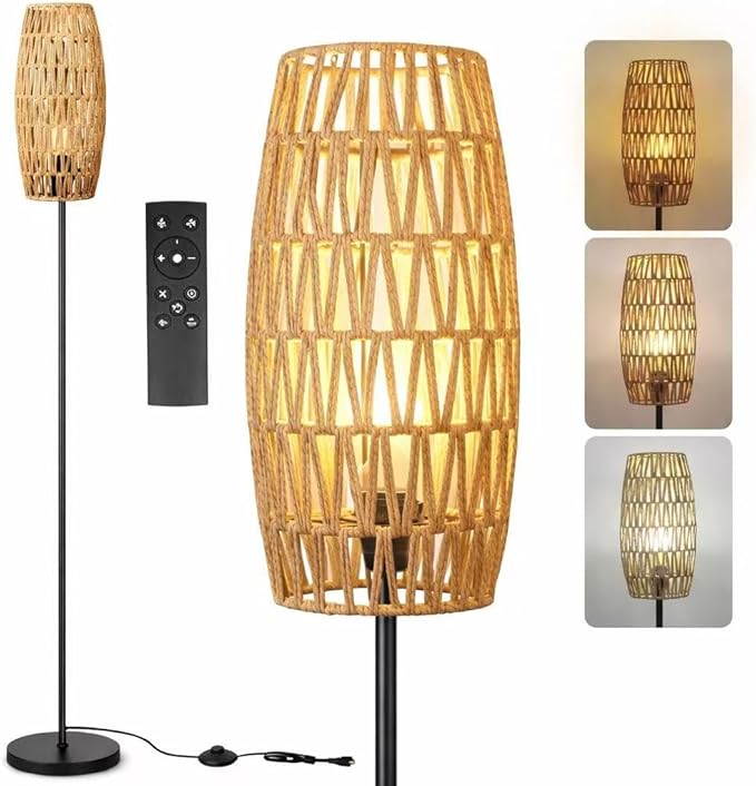 Ruiever Floor Lamp for Living Room, Farmhouse Floor lamp, Modern Standing lamp by Ruiever