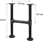 16'' Hight H-Shape Industrial Table Leg Set - Image 3