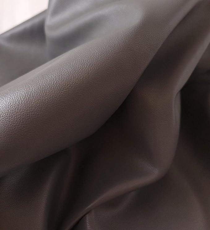 Soft Faux Vegan PU Leather by the Yard Synthetic Pleather 0.9 mm Nappa Yards - Image 5