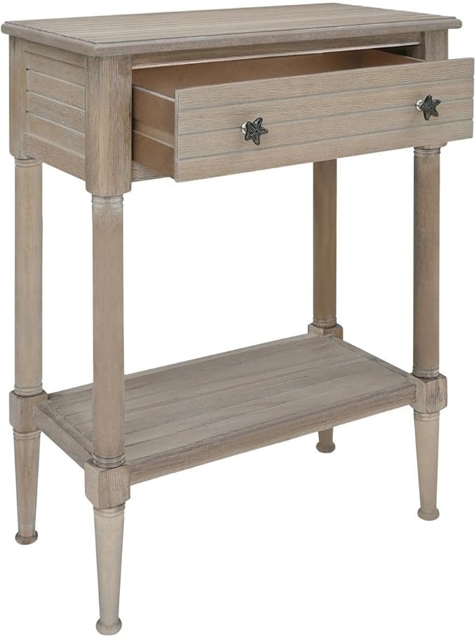 Linon Seaboard Accent Table Natural - Image 3