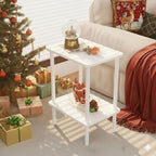 Apicizon 2 Tier End Table, Small Side Table - Image 2