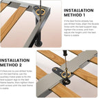 Adjustable Height Bed Frame Support Leg, Metal Bed Frame Support Legs - Image 8