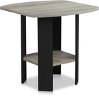 Furinno SIMPLE DESIGN Side Table, 2-Tier Modern End Table - Image 6