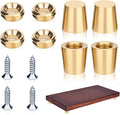 Brass Cutting Board Feet，Chopping Board Feet Set by Unknown