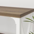 LVB Farmhouse Entryway Table, Industrial Wood Sofa Table - Image 6