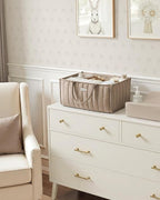 Blissful Diary Baby Diaper Caddy Organizer, Stylish Storage Basket - Image 7
