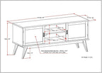 SIMPLIHOME Draper TV Stand - Image 14
