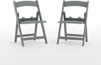 Flash Furniture Hercules Set of 2 Kids Gray Resin Folding Chairs by FlashFurniture