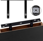 Fixwal Floating Shelves for Wall, 8 Inch Small Black Shelves Wall Mounted Shelf - Image 4