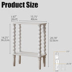 Veegle Narrow Side Table, Small End Table - Image 2