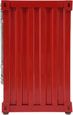 Industrial Metal Shipping Container Cabinet, Iron Side Table - Image 5