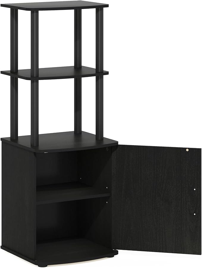 Furinno Turn-N-Tube Tall TV Entertainment Side Table Display Rack - Image 5