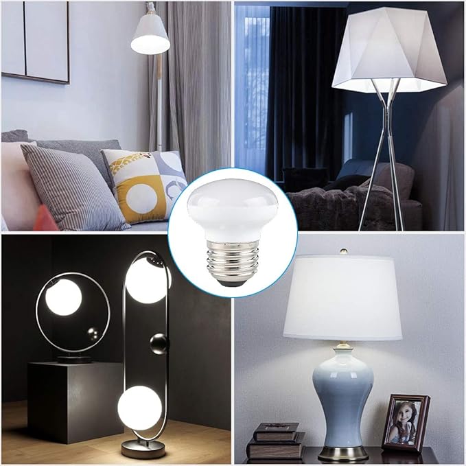Haian Support China Cabinet Light Bulbs, 4W Short Light Bulbs, R14 E26 Curio - Image 7