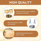 Brass Cutting Board Feet，Chopping Board Feet Set - Image 3